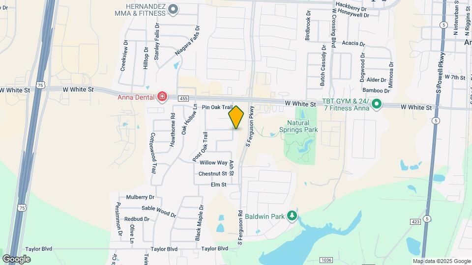 1005 Live Oak Dr Map and Location Details