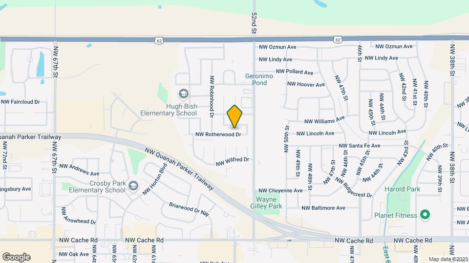 5307 NW Rotherwood Dr Map and Location Details