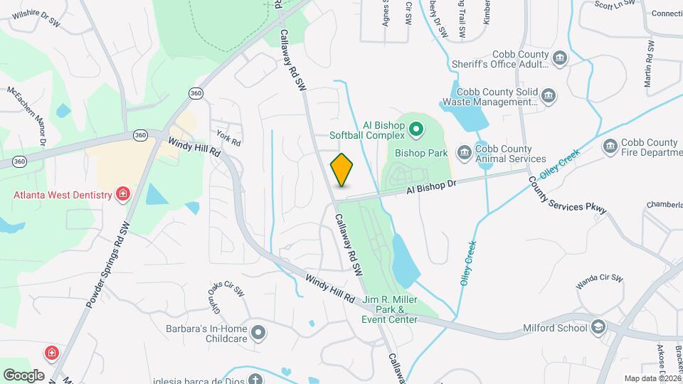 2003 Cheatham Woods Dr SW Map and Location Details