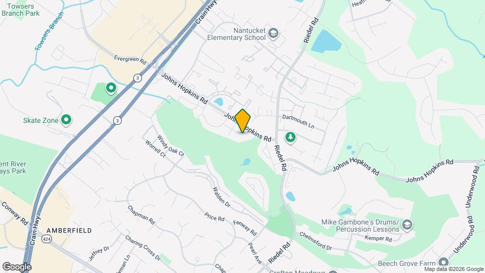 1523 Ashburnham Dr Map and Location Details