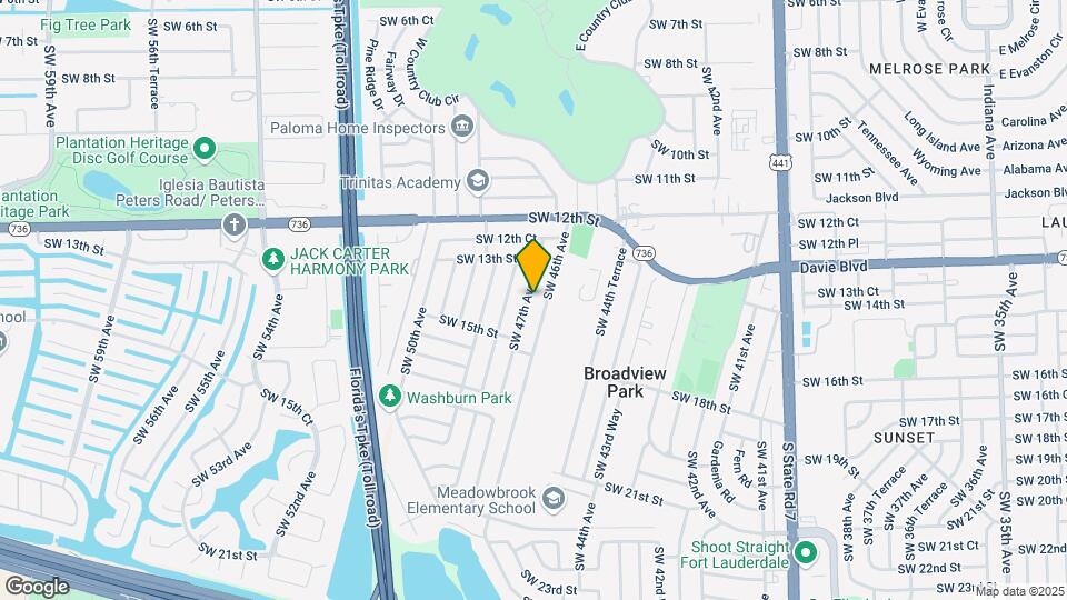 1408 SW 47th Ave Map and Location Details