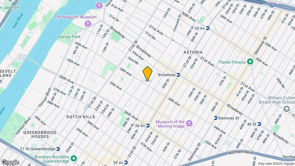 25-15 34th Ave-Unit -2F Map and Location Details