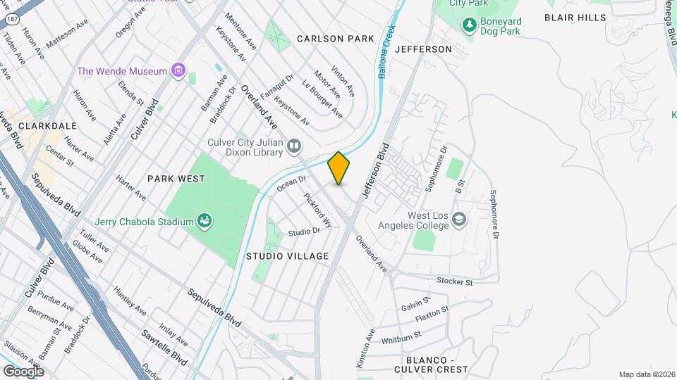 Culver City Rotary Plaza Map and Location Details