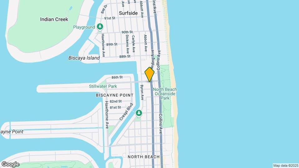 8430 Harding Ave Map and Location Details