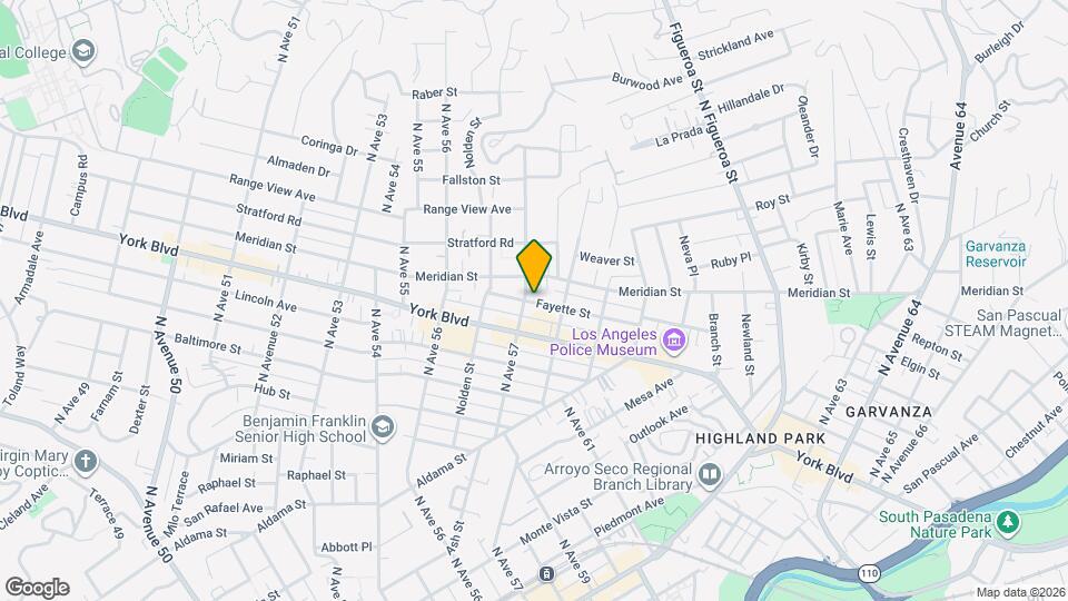 5705 Fayette St Map and Location Details