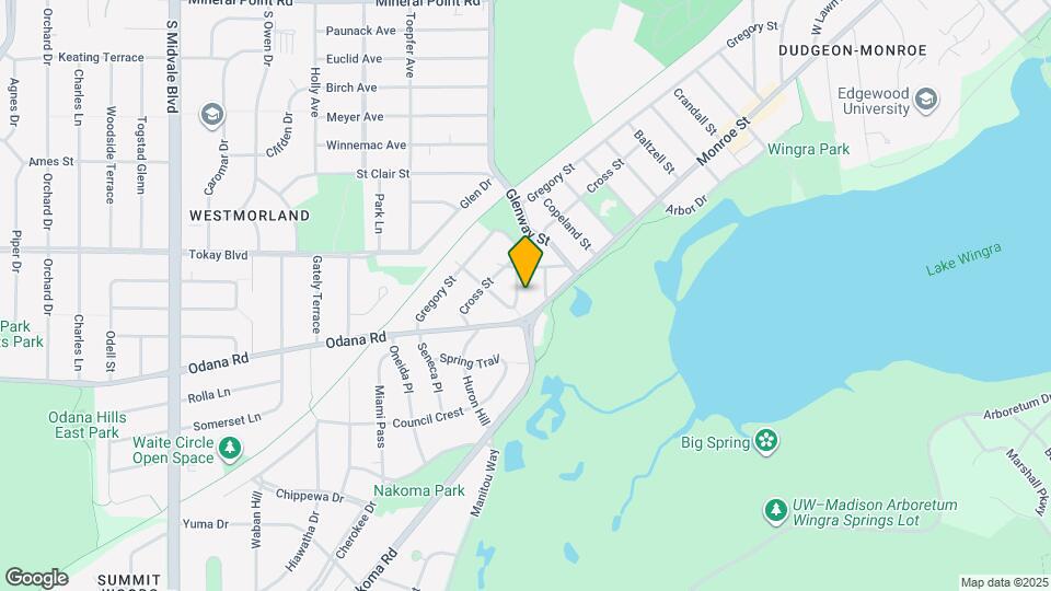 821 Minakwa Dr Mapa y Detalles de la Ubicación