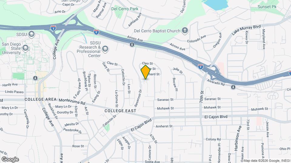 6600 Reservoir Ln Map and Location Details