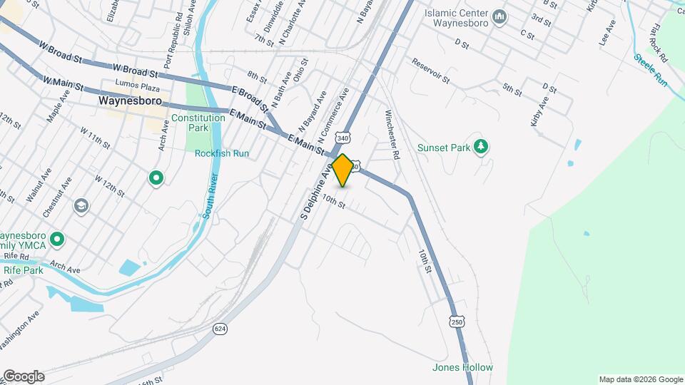 168 S Winchester Ave Map and Location Details