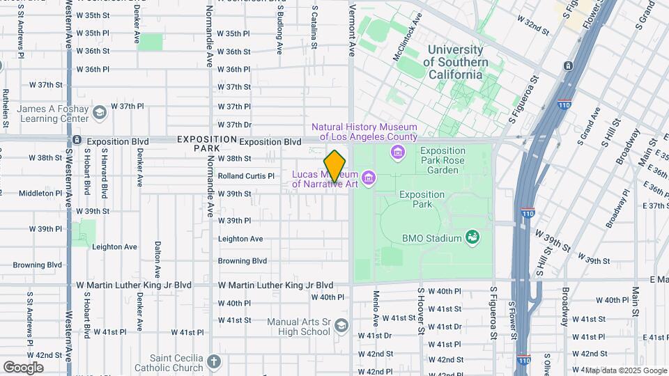 1035 W 39th St Map and Location Details