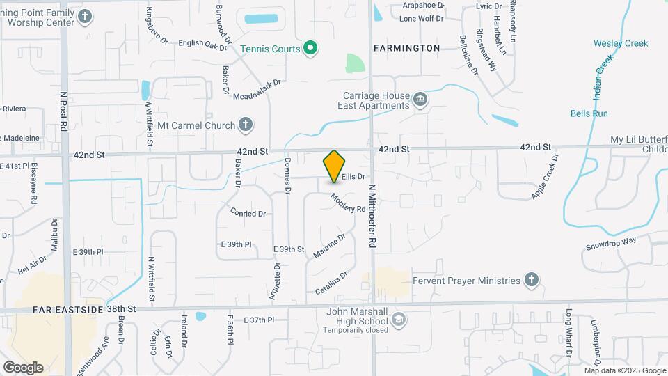 9920 Montery Rd Map and Location Details