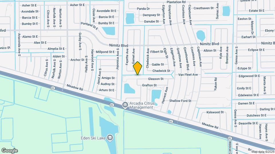 933 Gleason St Map and Location Details
