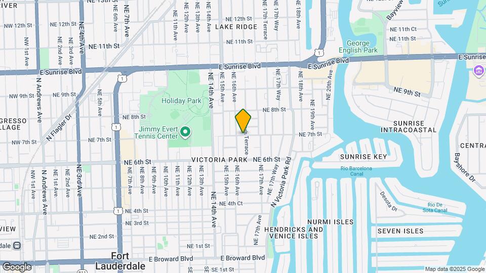 1614 NE 7th St Map and Location Details