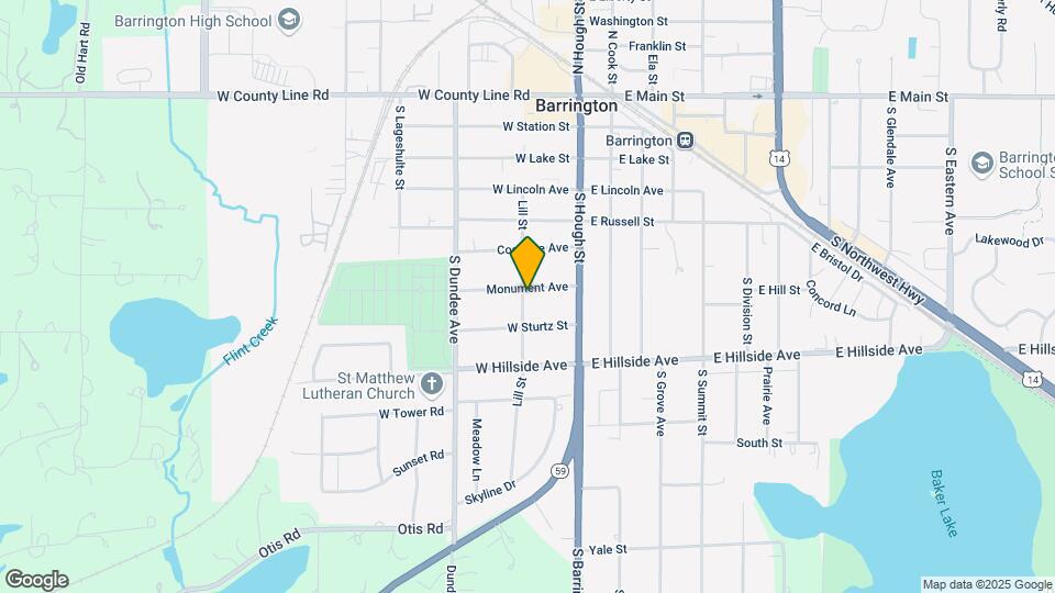 605 Lill St Map and Location Details
