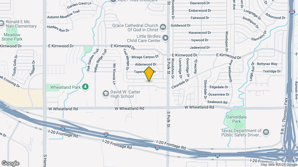 1251 Cleardale Dr Map and Location Details