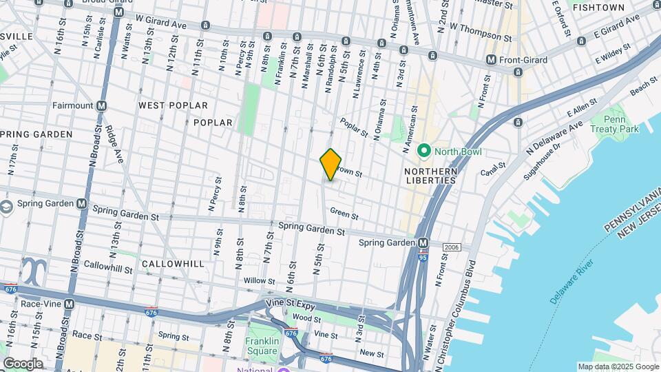 445 Fairmount Ave-Unit -B Map and Location Details