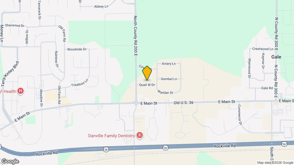 2068 Quail W Dr Map and Location Details