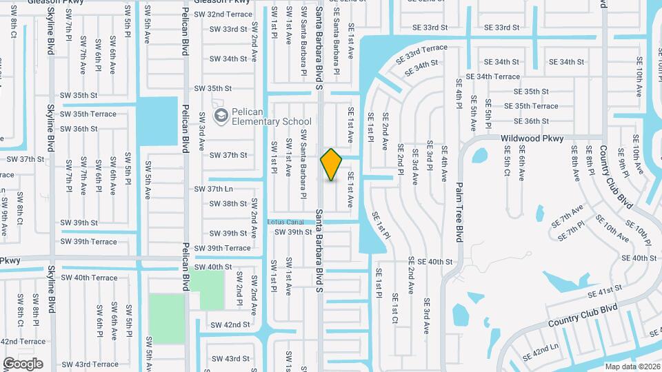 3738 SE Santa Barbara Pl Map and Location Details