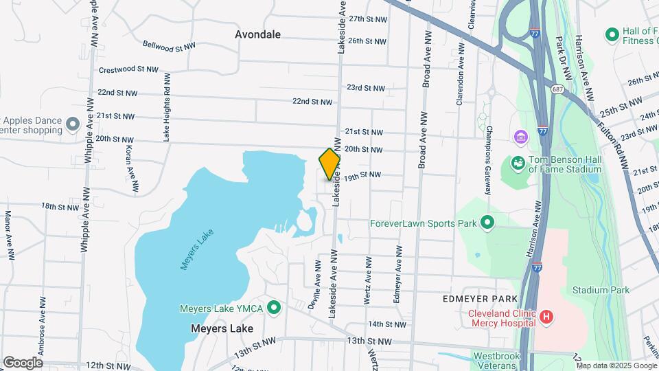 1819-1821 Lakeside Ave NW Map and Location Details