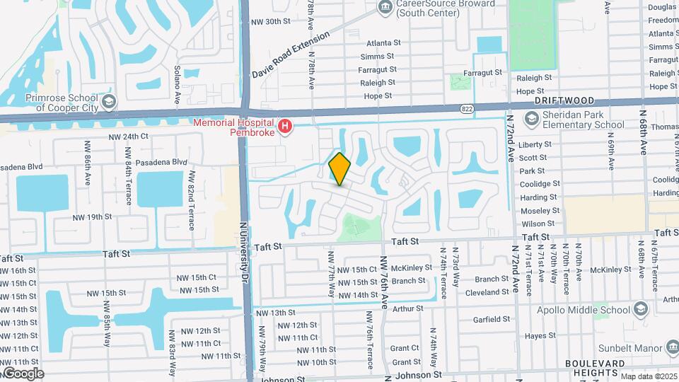 7765 NW 19th Ct Map and Location Details