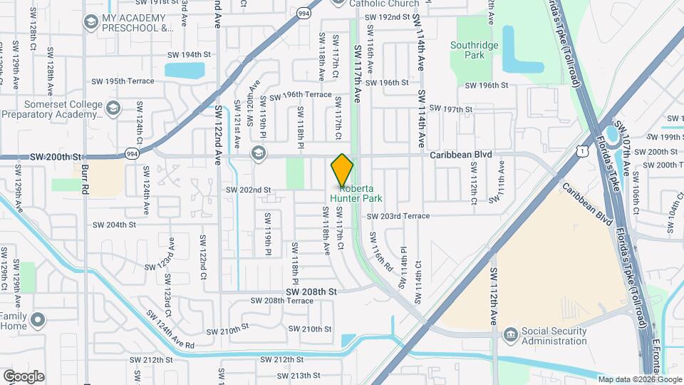 20201 SW 117th Ct Map and Location Details