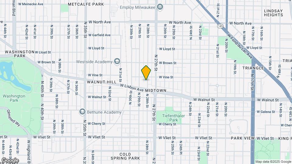 1831 N 28th St Mapa y Detalles de la Ubicación