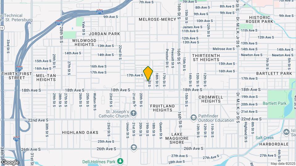 1761 19th St S Map and Location Details