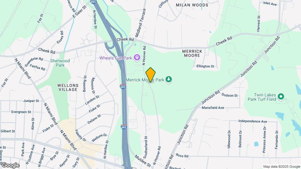 626 N Hoover Rd Map and Location Details