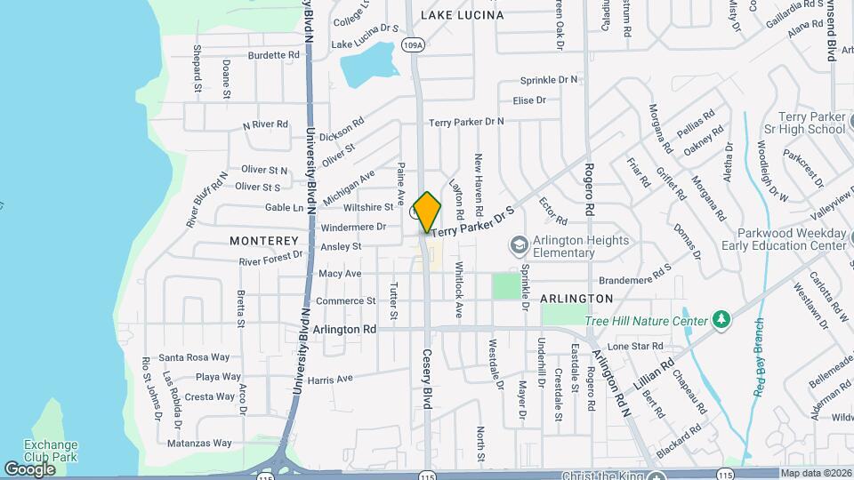 1713 Cesery Blvd Map and Location Details