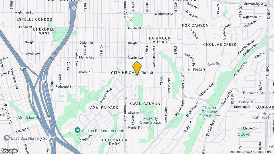 3204-3330 Highland Ave Map and Location Details