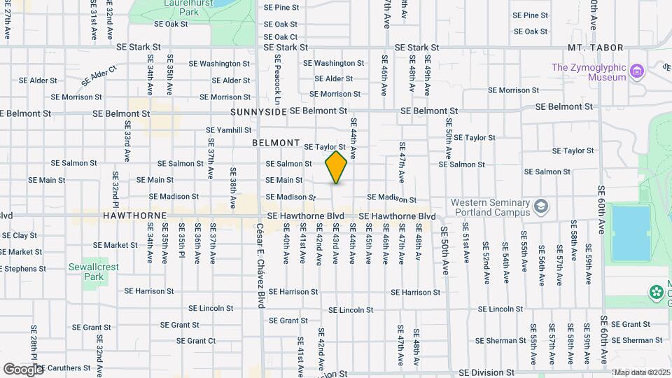 1316 SE 43rd Ave Map and Location Details