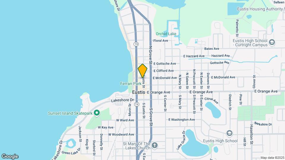 128 N Eustis St Map and Location Details