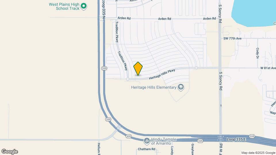 9702 Heritage Hills Pkwy Map and Location Details