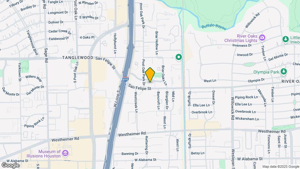 1919 Post Oak Park Dr-Unit -4205 Map and Location Details