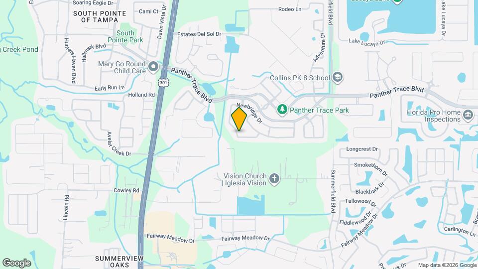 10825 Newbridge Dr Map and Location Details