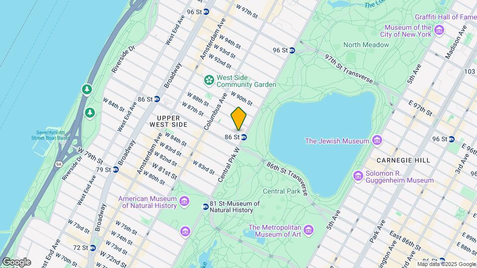 247 W 87th St Map and Location Details