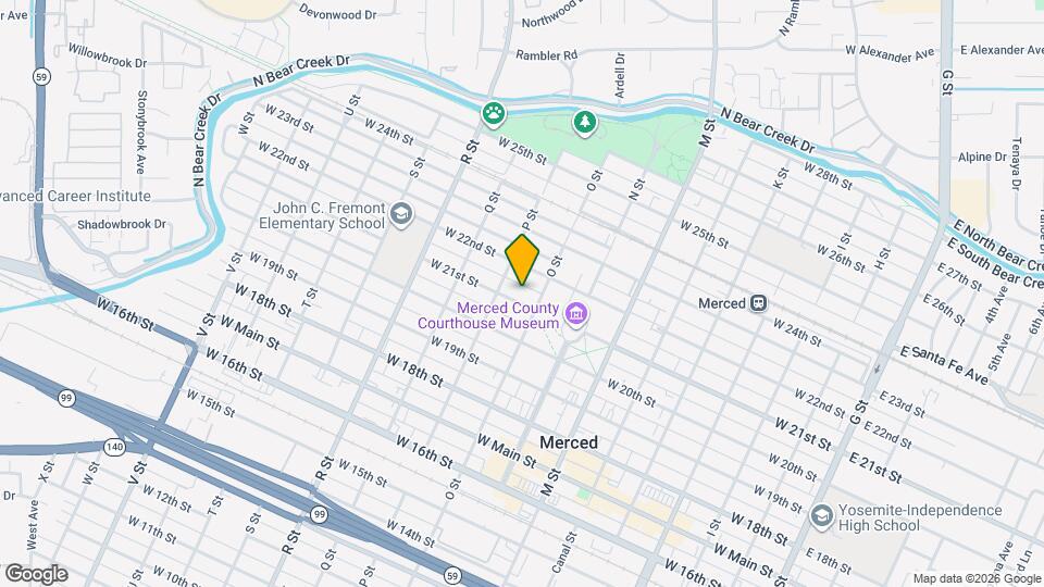 823 W 21st St Mapa y Detalles de la Ubicación