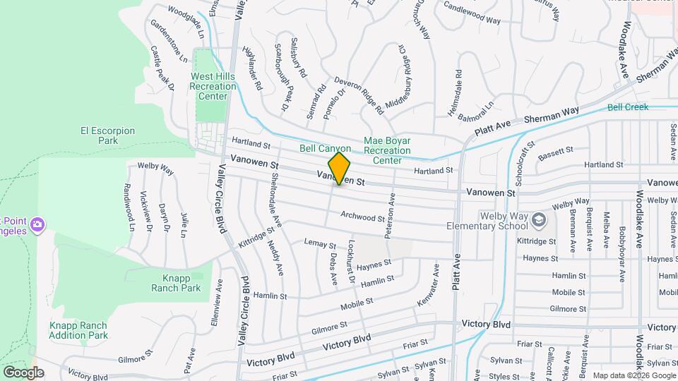 24033 Welby Way Map and Location Details