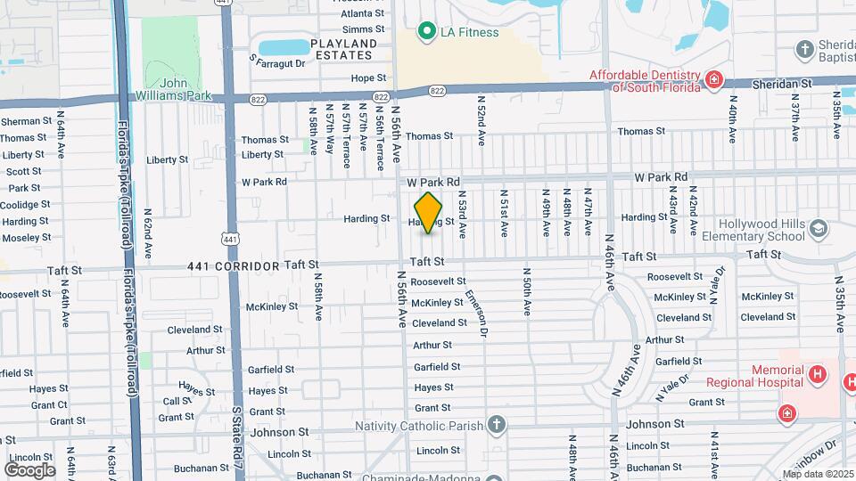 1731 N 55th Ave Map and Location Details
