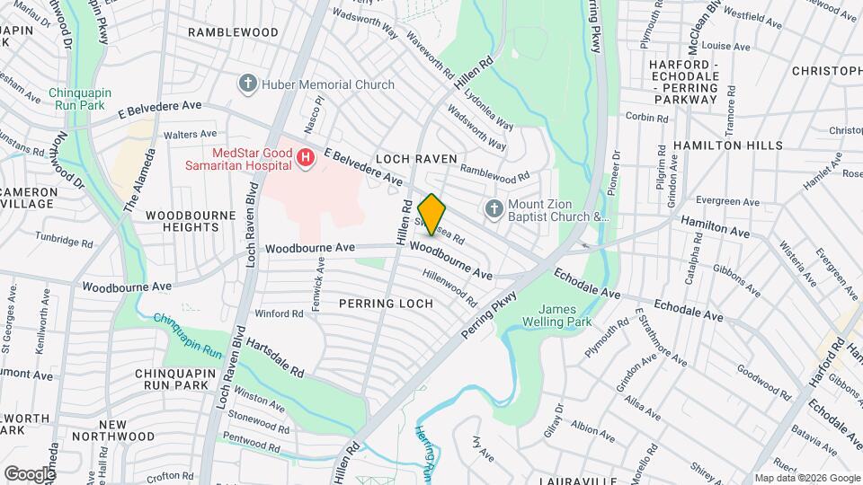 1812 Woodbourne Ave Map and Location Details