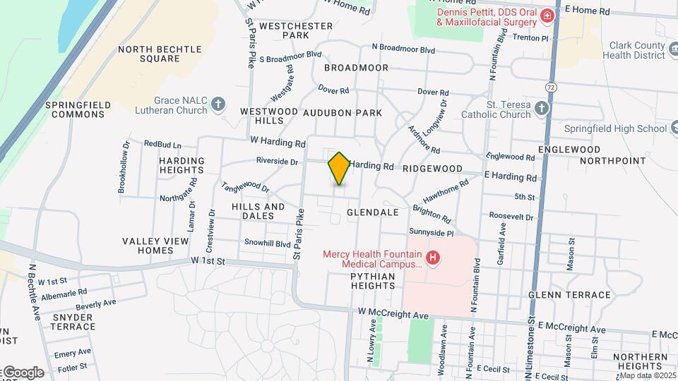 1604-1610 N Yellow Springs St Mapa y Detalles de la Ubicación