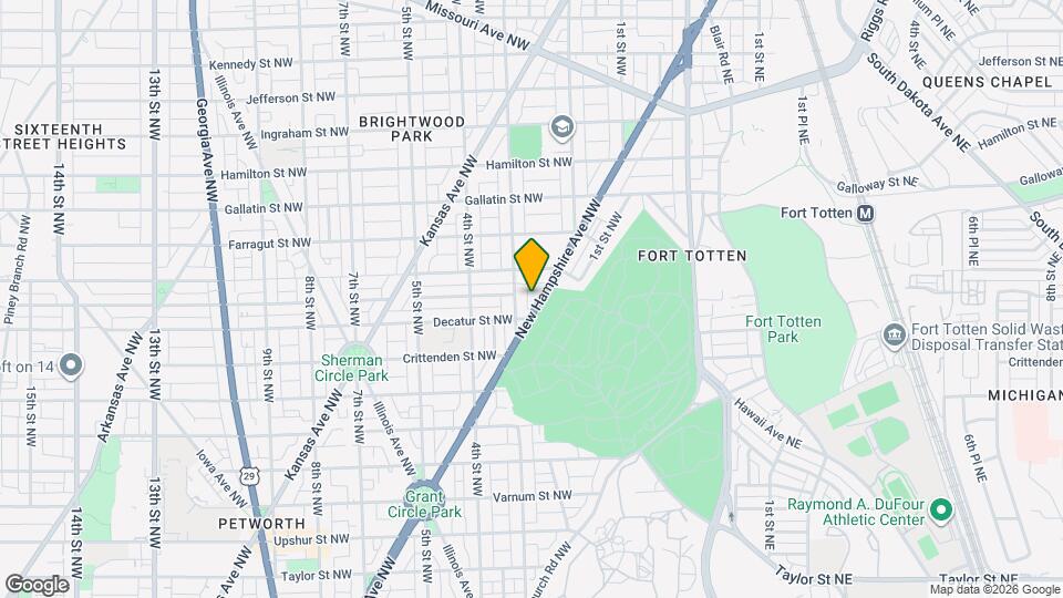 4820 New Hampshire Ave NW Map and Location Details