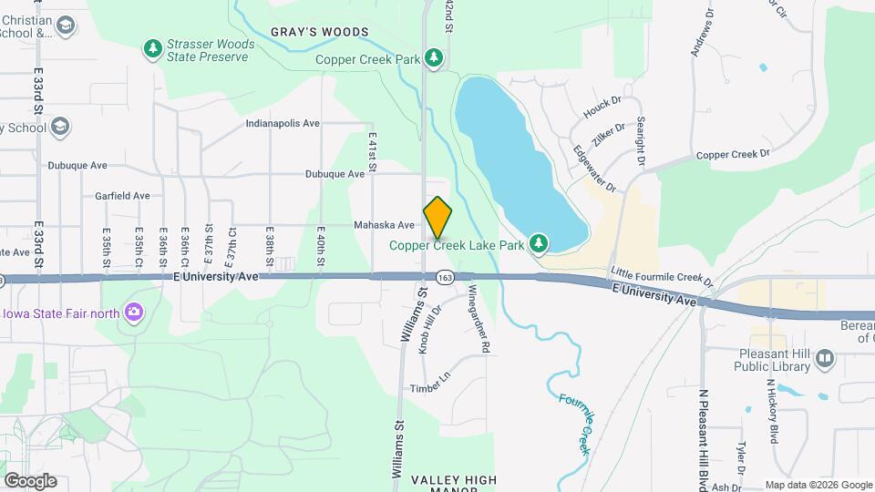 1233 Williams St Map and Location Details