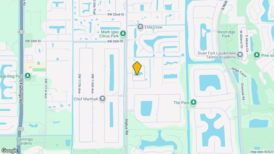 11081 SW 30th Ct Map and Location Details