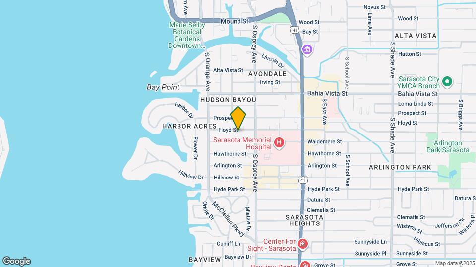 1726 Floyd St Map and Location Details