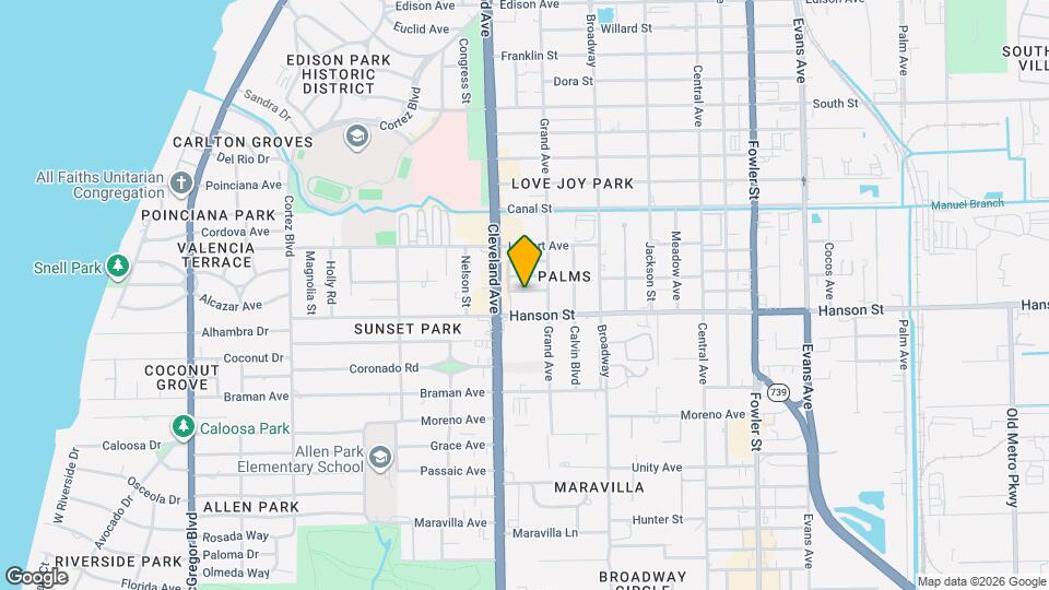 2038 Waltman St Mapa y Detalles de la Ubicación