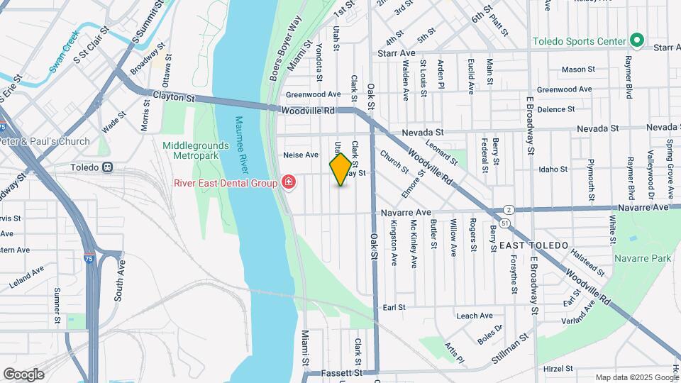 729 Utah St Map and Location Details