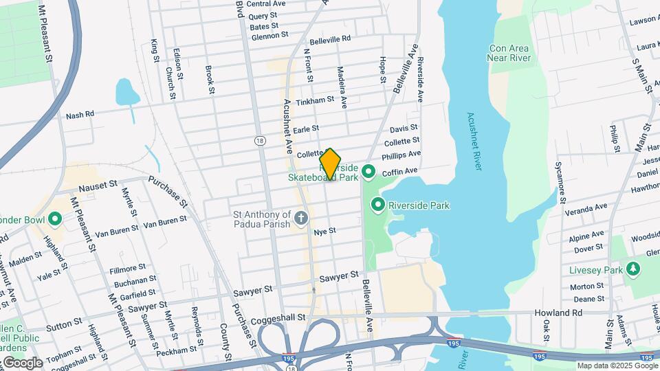 214 Coffin Ave Map and Location Details
