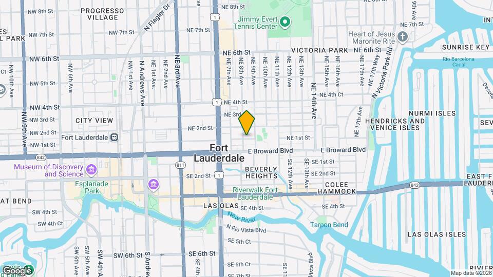 637 SW 3rd Ave Map and Location Details