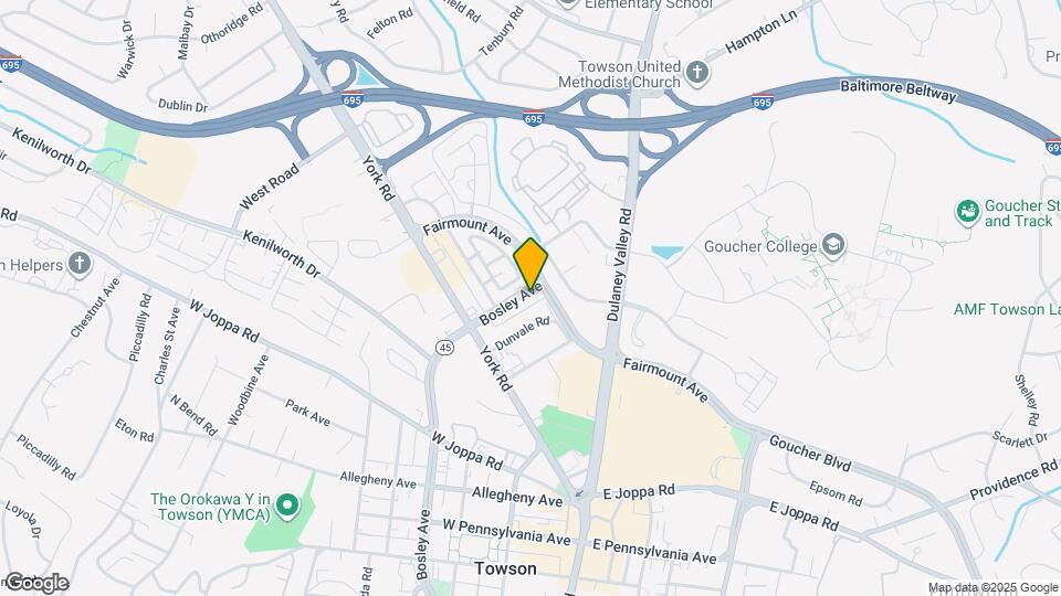 853 Bosley Ave Map and Location Details