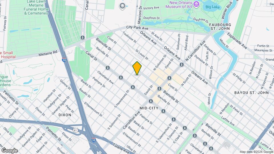 4301 Iberville St Mapa y Detalles de la Ubicación